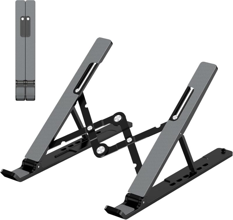 Portable ABS Silicone Laptop Stand, Adjustable